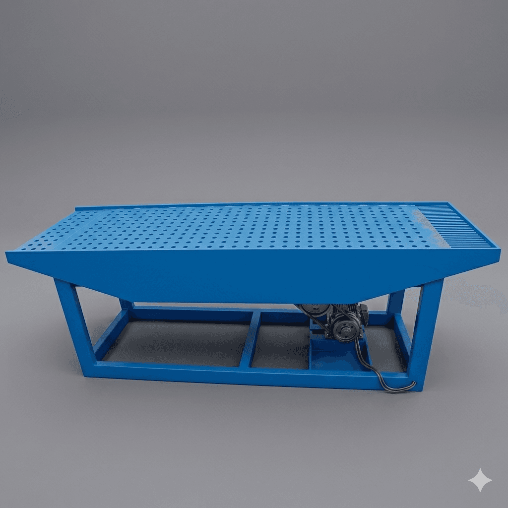 Vibration Table - Auxiliary equipment for brick production.